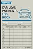 Car Loan Payments Log Book: Monthly Auto Loan Payment Tracker | Car Loan Payment Record Logbook | 100 Pages