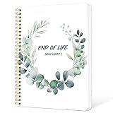 End of Life Planner - Final Arrangements When I Die Book Planner Organizer Notebook for Beneficiary Info, Last Wishes,Death Planner Organizer，Green