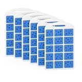 Fly Trap Indoor Plug in – Electric Bug Zapper with Six Light - Silent, Pet Safe & Mess-Free Flying Insect Traps - Gnat Catcher & Fruit Fly Killer for House Home Kitchen Bedroom (6 Refills)