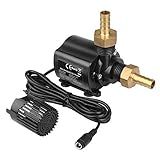 MOUNTAIN_ARK DC 12V Submersible Clear Water Pump, Adjustable Power, 210 GPH Aquarium Fountain Pumps