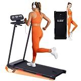HevGlrm Walking Pad Treadmill with Incline, Treadmill with Handles for Home