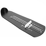 BQWanFA Kids Foot Measuring Device Shoe Sizer for Infants and Children Accurate Foot Length Measurement Tool High Quality ABS Plastic Clear Markings US Standard Shoe Size Chart