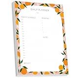 Bliss Collections Daily Planning Pad, To Do List Notebook - Undated Tear-Off Sheets Notepad - Work Calendar, Organizer, Scheduler for Goals, Tasks - Daily Planner (Fruit), 8.5" x 11", 50 Sheets