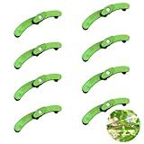 TOGRAND 8PCS Twig Bending Clips, Adjustable Plant Branch Benders, Reusable Garden Branch Training Tools, Fruit Tree Direction Growth Accessories, Bonsai Angle Control Helper, Green