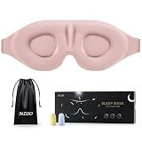 MZOO Luxury Sleep Mask for Women Men Patented Light Blocking Design