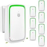 8 Pack Air Ionizers for Home Negative Ion Air Purifier Plug In with Nightlight Quiet Air Cleaner for Bedroom, Office, Kitchen, Portable Air Filter Odor, Smoke Dust, Pets