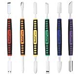 OriGlam 6pcs Dual Ends Metal Spudger Set, Professional Pry Opening Spudger, Prying Opening Repair Tool Kit for iPhone iPad iPod Mobile Phone Tablet Laptop Mp3 Watch