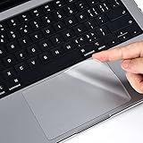 CaseBuy MacBook Air 13.6 Trackpad Protector Cover for 2025 2024 2023 2022 MacBook Air 13.6" M4 M3 M2 Chip Model A2681 A3113 A3240 with Touch ID Clear Anti-Scratch Touch Pad Protector -2PCS