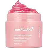 medicube Collagen Jelly Cream- Niacinamide & Freeze-Dried Hydrolyzed Collagen - Boosts skin's barrier hydration and gives 24h Glow & Lifted Look - Korean skincare (1.69 Fl Oz (Pack of 1))