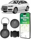GPS Tracker for Vehicles, Real-Time Undetectable GPS Tracker for Car - No Monthly Fee & SIM Card for Hidden Magnetic GPS Locator for Android and iPhone, Ultra-Slim, IP68