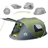 Night Cat Pop-up Camping Tent: 2-4 Person Tent Waterproof Instant Easy Setup Family Tent