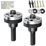 10 PCS Electric Drill Angle Grinder Connecting Rod Set, 10mm Angle Grinder Tool Drill Arbor Mandrel Adaptor with Replacement Grinder Flange Nuts and Spanner Wrench Conversion Tool