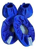 LadderBoots Step Ladder Safety Shoe Floor Protectors - Reusable Ladder Covers - Lab Tested - Made in The USA Set of 4, Royal Blue, LDBT4RB