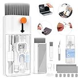 Keyboard Cleaner Laptop Cleaning Kit - All in One Computer Tech Cleaning Brush, Multi-Function Pc Accessories with Airpod Cleaning Kit, Electronic Laptop Screen Cleaner for MacBook, iPhone, Gaming