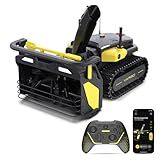 YARBO Snow Blower Robot, 24/7 Autonomous 2-Stage Robotic Snowblower Cordless with Modular Design, 6-40ft Throwing Distance, 12" Cleaning Height, Auto-Mapping, AI Vision & RTK GPS for Navigation
