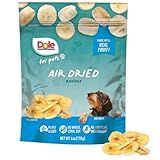 Dole for Pets Air Dried Banana Dog Treats, 6oz |Made with Real Banana, Single Ingredient, Limited Ingredient Dog Treats, No Wheat, Corn, Soy, Artificial Flavors, Colors, or Preservatives