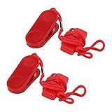 2pcs Treadmill Magnet Key Automatic Treadmill Magnet Security Lock Easy Use Universal Universal Magnet Safety Key for Exercise Machine(14 * 35mm Models)
