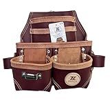Zeluga 20-121 Heavy Duty Leather and Polyester Tool Bag, Cherry