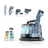 Shark StainStriker Portable Carpet Upholstery & Area Rug Cleaner, Bonus XL Tool & Full-Size Cleaning Solution, Stain & Odor Remover, Perfect for Car Interiors, 4 Cleaning Tools, Nordic Blue, PX202BRN