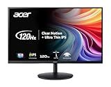 Acer SH242Y G0bih 23.8" IPS Full HD (1920 x 1080) Ultra-Thin Gaming Office Monitor | Adaptive-Sync Support (FreeSync Compatible) | Up to 120Hz Refresh | 1ms (VRB) | Adjustable Stand | HDMI & VGA Ports