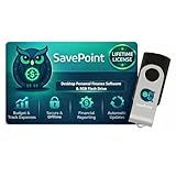 SavePoint Personal Finance Software - Budgeting, FIRE Planning, Monte Carlo Simulations, Balance Sheets, Cash Flow - 100% Offline, No Subscriptions, + 8GB USB Drive (Runs on PC & Mac)