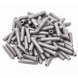 LUTER 100 pieces Dishwasher Rack Tine Prong Repair End Cover Caps Tip Caps Repair Tip Tine Kit Antirust?Gray
