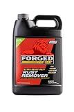 FORGED HIGH-TEST™ Extra Heavy-Duty Rust Remover for Metal, 1 Gallon | Water Based, Non-Toxic Rust Dissolver Soak | Reusable for Auto Parts, Tools, Cast Iron, Hardware & Restoration | 128 oz