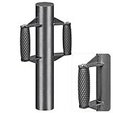 SELEWARE 17" Fence Post Driver, 9LB Heavy Duty Post Pounder with Non-Slip Rubber Handles, T Post Driver, Hand Post Pounder for Fence Post, T Posts, U Posts, Wooden Posts and Metal Posts