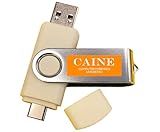 Computer IT Digital Forensics Investigative Environment Linux Bootable USB Flash Drive Utility for PCs - Professional Law Enforcement Hacking Toolkit Caine