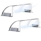 Upgraded Air Vent Deflector 8.5" to 15.5", 2 Pack Magnetic Air & Heat Deflectors for Vent, Floor, Sidewall, and Ceiling Registers, Adjustable| Strong Magnet| 95% Vent Fit| Easy Redirect Airflow