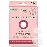 Rael Pimple Patches, Miracle Invisible Spot Cover - Hydrocolloid Acne Patch, Treatment for Breakouts, Absorbs Zits & Blemish, Korean Skin Care, 2 Sizes (96 Count)