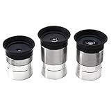 Starboosa Multi-Coated Telescope Eyepiece Set - 1.25 inch - Upgraded with Soft Eyecup [4mm, 10mm, 20mm]