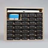 Stamp-n-Storage Punch Holder for Creative Memories Border Maker Cartridges - Standard, Holds 31 + Tools - Birch Plywood,