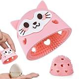 Egg Washer For Fresh Eggs,Silicone Egg Cleaner,Egg Scrubber(Pink)