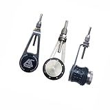 Otominat Fishing Bobbin Knotter FG GT RP Line Wire Knotting Tool Fishing Line Winder Assist Knotting Connector Accessories (Black)