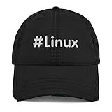 MTN TOOL Linux Distressed Dad Hat, Programmer Hat, Software Engineer, Systems Engineer Black