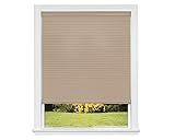 Redi Shade Artisan Select No Tools Custom Cordless Cellular Light Filtering Shades, Khaki, 22 7/8 in x 72 in