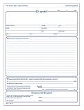 Adams Contractor's Proposal Forms, 8.5 x 11.44 Inch, 3-Part, Carbonless, 50-Pack, White, Canary and Pink (NC3819)
