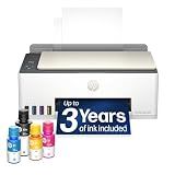 HP Smart Tank 5003 Wireless All-in-One Ink Tank Printer, Scanner, Copier with up to 3 Years of Ink Included, Best-for-Home, Cartridge-Free Refillable, AI-Capable (9B2D3A)