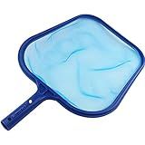 Sunnyglade Swimming Pool Cleaner Supplies/Professional Heavy Duty Pool Leaf Rake Fine Mesh Frame Net/Cleaning Leaf Skim Net (1, Blue)