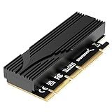 SABRENT M.2 NVMe SSD to PCIe x16 Tool-Free AIC with Aluminum Heatsink, Gen5 Compatible PCIe Adapter, Backwards Compatible