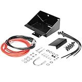 KEMIMOTO Battery Relocation Kit Battery Relocate Box Compatible with Polaris Sportsman 450 570 Accessories 2014-2021 with Battery Box Wires
