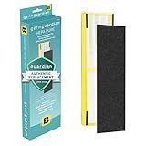 GermGuardian Filter B HEPA Pure Genuine Air Purifier Filter, Removes 99.97% of Pollutants, Wildfire Smoke, Odors, for AC4825, AC4300, AC4850, AC4880, AC4900, CDAP4500, AP2200, Black/Yellow, FLT4825