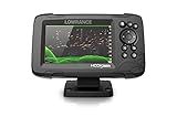 Lowrance HOOK Reveal 5 SplitShot - 5-inch Fish Finder with SplitShot Transducer, Preloaded C-MAP US Inland Mapping