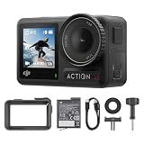 DJI Osmo Action 4 Essential Combo, Waterproof Action Camera Vlogging Camera