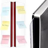 NovaViva Frameless Monitor Memo Board for No Edge Monitors,Office Desk Accessories Computer Monitor Sticky Note Holder,Monitor Side Panel Home Office Decor