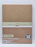 Cardstock Paper Value Pack, 8.5 x 11 in Kraft by Recollections