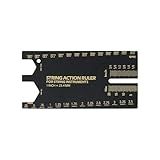 Zfegto Guitar String Action Gauge, Guitar String Gauge Measuring Tool, Guitar String Height Gauge Setup Tool for Accurately Measuring String Height and Guitar Radius