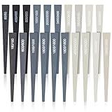 Honoson 20 Pcs Sanding Sticks for Plastic Models Polishing Sticks Assorted Metal and Wood Sanding Tools Accessory for Model Craft Amateur Beginner(Low Grits and High Grits,Groovy Style)