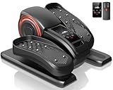 Under Desk Elliptical Machine, Ellipse Leg Exerciser as Seen on TV with Remote, Electric Seated Eclipse Foot Pedal Peddler Sitting for Senior,12 Speeds&Modes Fully Assembled for Home Office